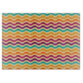 Achtergrond met strepen in retro 2 snijplank (Voorkant)