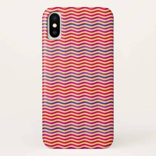 Achtergrond met strepen in retro 3 Case-Mate iPhone case (Achterkant)
