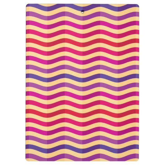 Achtergrond met strepen in retro 3 klembord (Achterkant)