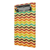 Achtergrond met strepen in retro 4 mini klembord (Angled2)