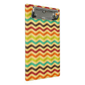 Achtergrond met strepen in retro 4 mini klembord (Schuin)