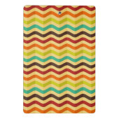 Achtergrond met strepen in retro 4 mini klembord (Achterkant)