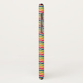Achtergrond met strepen in retro Case-Mate iPhone case (Achterkant/links)