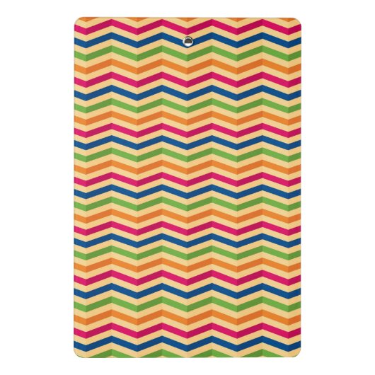 Achtergrond met strepen in retro mini klembord (Achterkant)