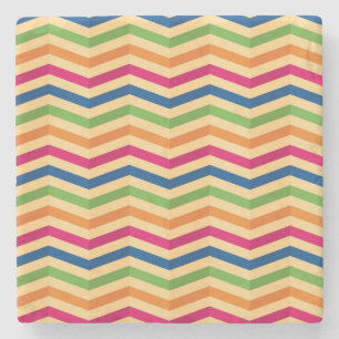 Achtergrond met strepen in retro stenen onderzetter