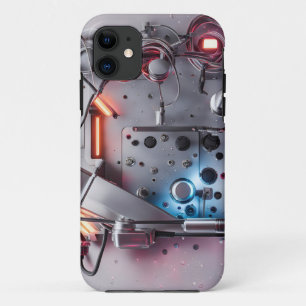 Achtergrond met tandwielen iPhone 11 hoesje