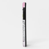 Achtergrond met vlinder Case-Mate iPhone case (Achterkant/links)