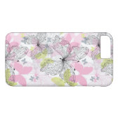 Achtergrond met vlinder Case-Mate iPhone case (Achterkant (Horizontaal))