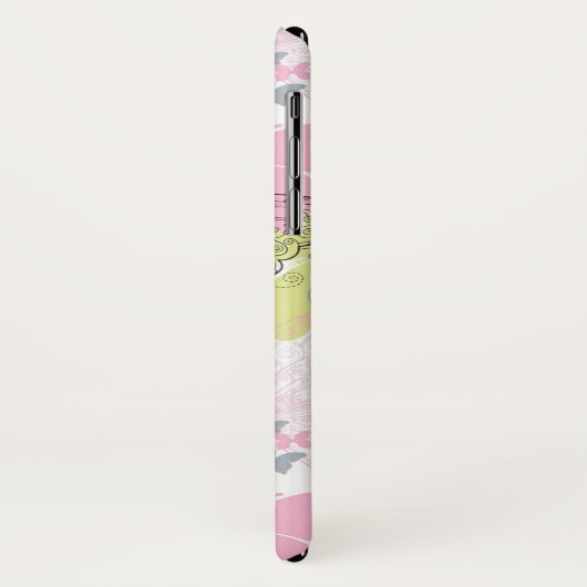 Achtergrond met vlinder Case-Mate iPhone case (Achterkant/links)