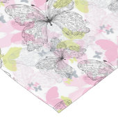 Achtergrond met vlinder korte tafelloper (Hoek)