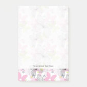 Achtergrond met vlinder post-it® notes (Voorkant)