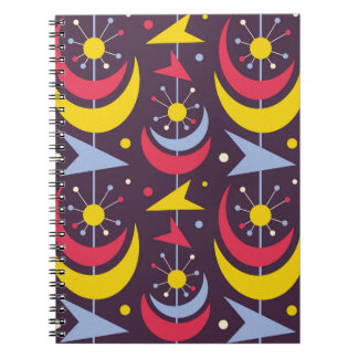Achtergrond moderne  kunst uit de midden eeuw. Abs Notitieboek
