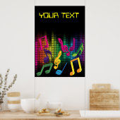 Achtergrond muziekpartij poster (Keuken)