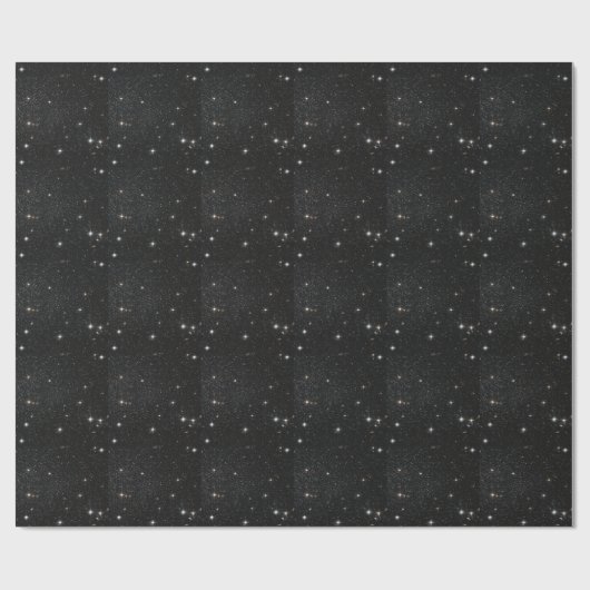 Achtergrond - Night Sky & Stars Cadeaupapier (Vlak)