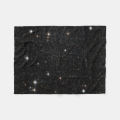 Achtergrond - Night Sky & Stars Fleece Deken (Voorkant (Horizontaal))