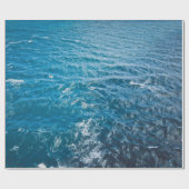 Achtergrond oceaanwater cadeaupapier (Vlak)