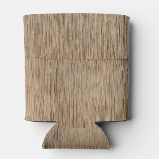 Achtergrond oude bamboe blikjeskoeler (Achterkant)