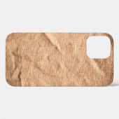 Achtergrond oude bruine doek Case-Mate iPhone case (Achterkant (horizontaal))