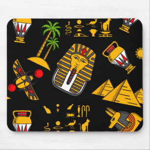Achtergrond oude Egyptische Hieroglyphic-patroonac Muismat