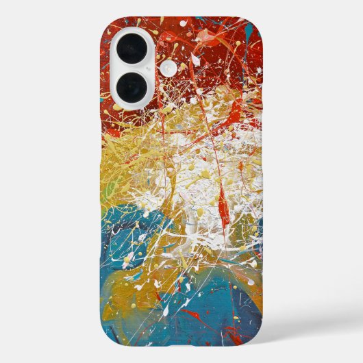 Achtergrond Paint Splash Case-Mate iPhone Case (Achterkant)