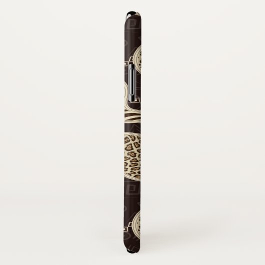 Achtergrond paisleystijl Case-Mate iPhone case (Achterkant / rechts)