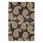 Achtergrond paisleystijl mini klembord (Achterkant)