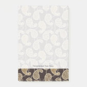 Achtergrond paisleystijl post-it® notes (Voorkant)