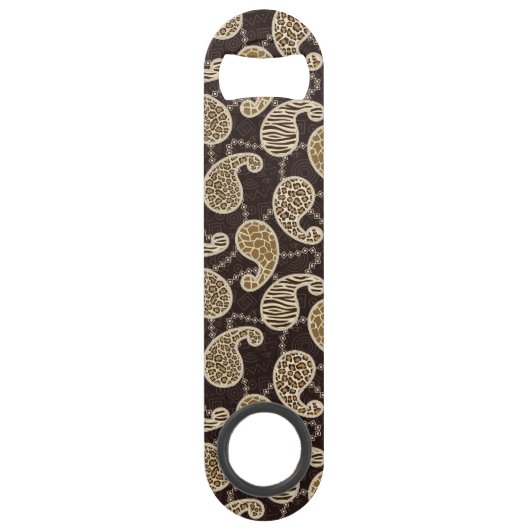 Achtergrond paisleystijl speed flessenopener (Voorkant)