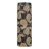 Achtergrond paisleystijl thermosbeker (Achterkant)