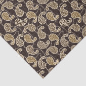 Achtergrond paisleystijl tissuepapier (Detail)