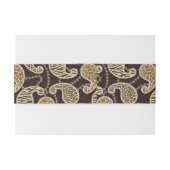 Achtergrond paisleystijl uitnodigingen wikkel (Achterkant Voorbeeld)