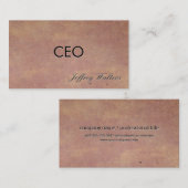 Achtergrond papierstructuur visitekaartje (Voorkant / Achterkant)