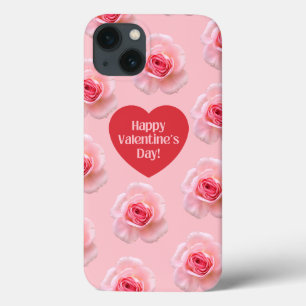 Achtergrond patroonHappy Valentijn 2023 iPhone 13 Hoesje