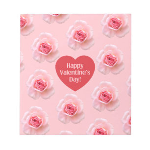 Achtergrond patroonHappy Valentijn 2023 Notitieblok