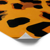 Achtergrond patroonleopard poster (Hoek)