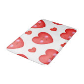 Achtergrond patroonValentijn met hartliefde Badmat (Gekanteld)