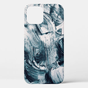 Achtergrond penseelstreken iPhone 12 hoesje