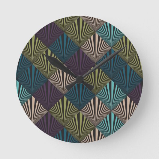 achtergrond pop ronde klok (Voorkant)