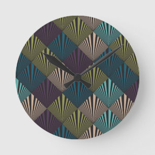 achtergrond pop ronde klok