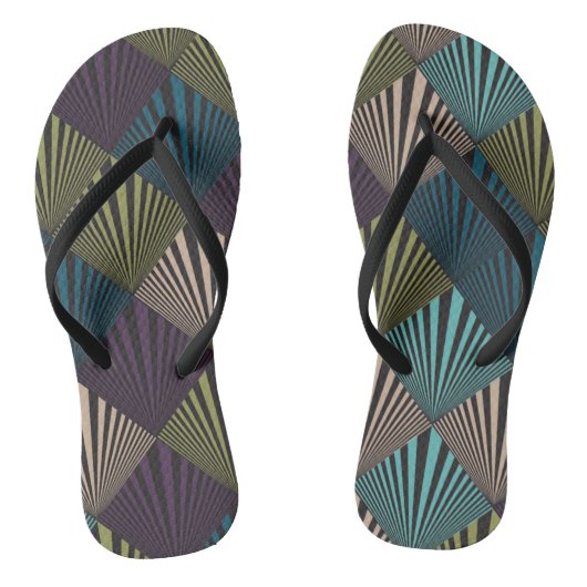 achtergrond pop teenslippers (Voetbed)
