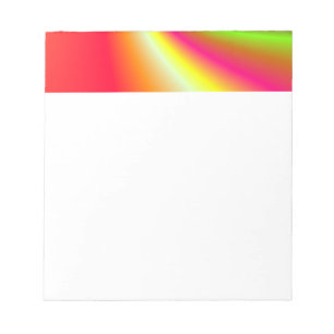 Achtergrond regenboogwervelkolom notitieblok