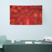 Achtergrond rode harten of achtergrond spandoek (Beurs)