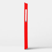 Achtergrond rode kleur Case-Mate iPhone case (Achterkant / Links)