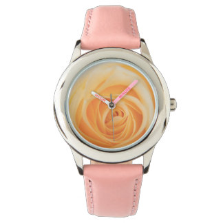 achtergrond roos horloge