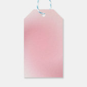 Achtergrond roze ombre cadeaulabel (Achterkant)