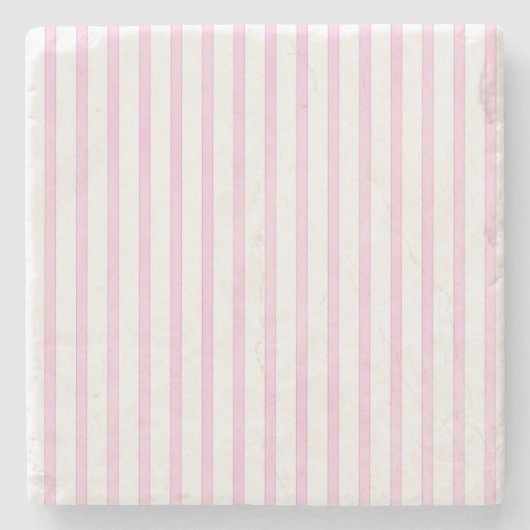 Achtergrond roze Waterverf Stripes Stenen Onderzetter (Voorkant)