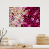 Achtergrond rozen poster (Keuken)