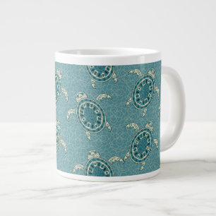 achtergrond schildpadden grote koffiekop