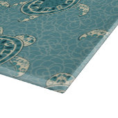 achtergrond schildpadden snijplank (Hoek)