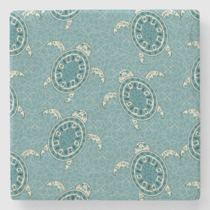 achtergrond schildpadden stenen onderzetter